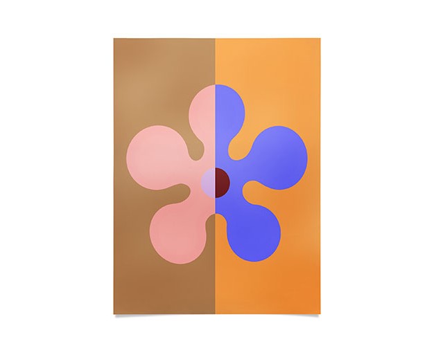 Mariamariacreative Groovy Flower Multi Poster Society6