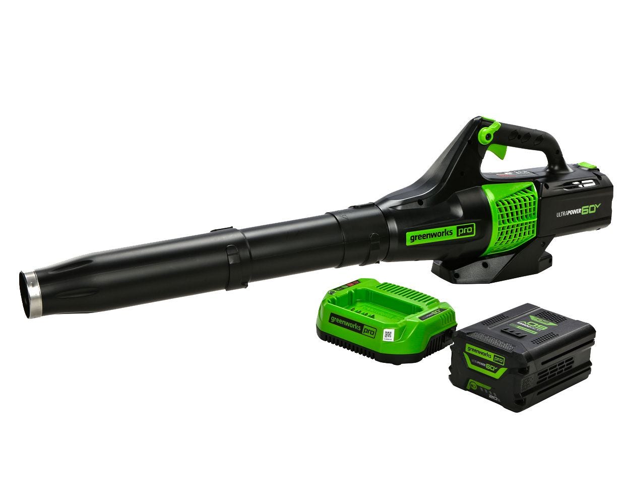 60V 450 CFM Leaf Blower  Battery | Greenworks Tools