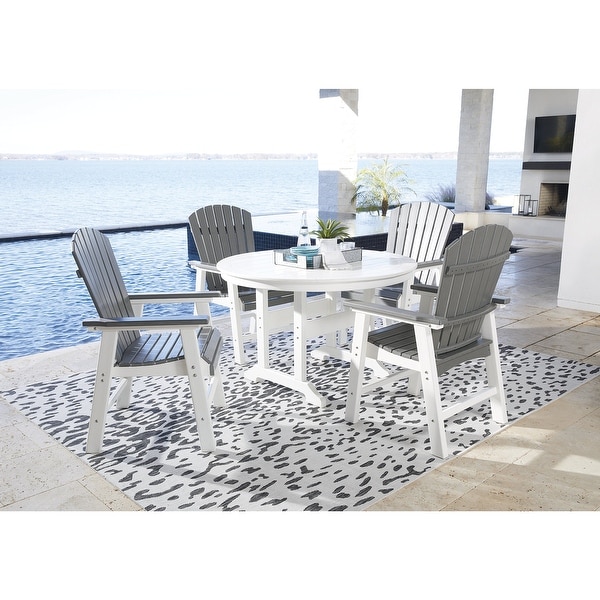 Signature Design by Ashley Crescent Luxe 5Piece Outdoor Dining Package