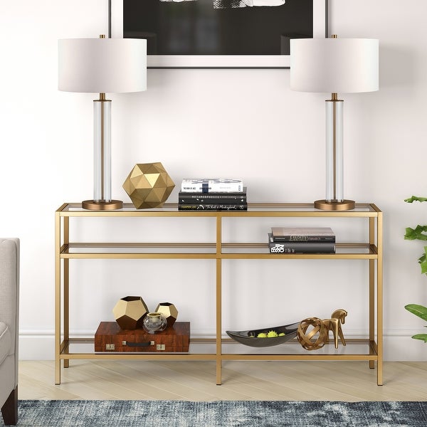 Silver Orchid Galeen Console Table