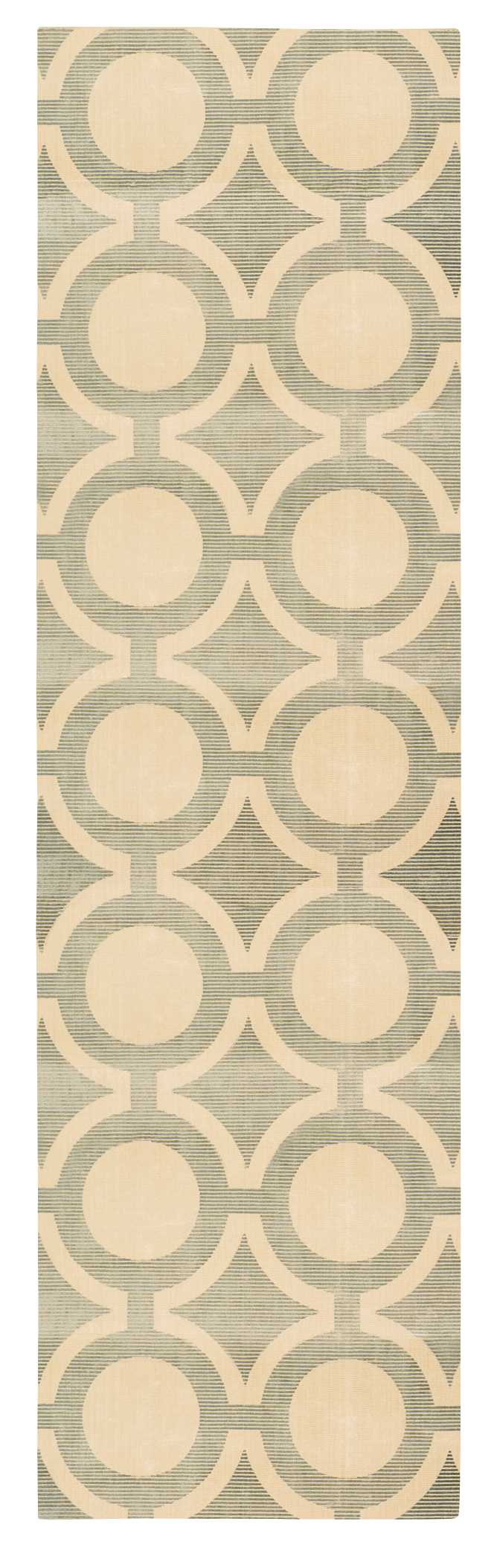 Luminance Hand Loomed Cream/Grey Rug