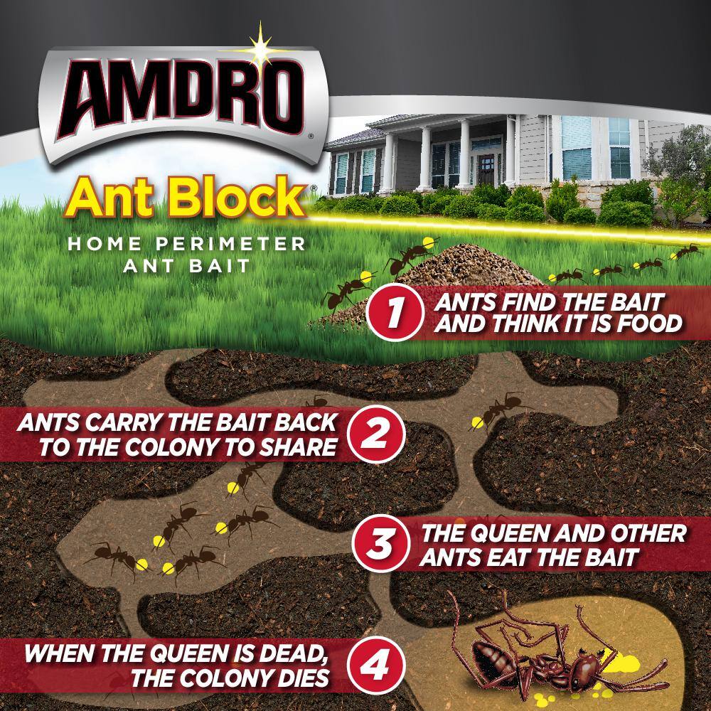 AMDRO 24 oz. Ant Block Home Perimeter Ant Killer Bait 100522802