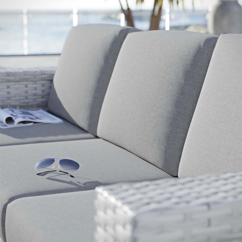 Convene Outdoor Patio Sofa   Tropical   Outdoor Sofas   by Modway  Houzz