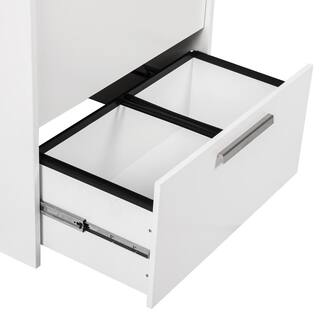 Alaska White Lateral File Cabinet AK4500LFWW