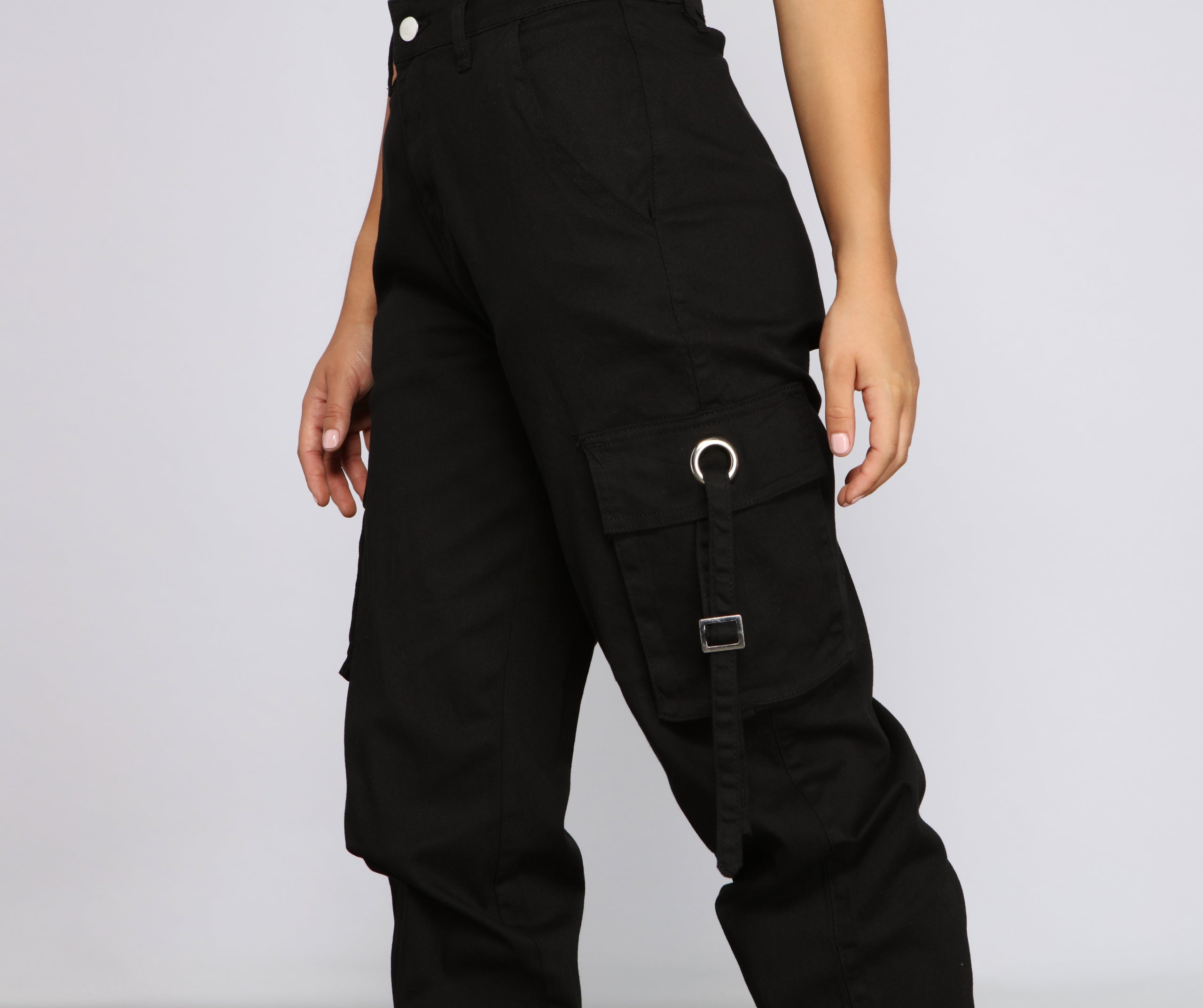 Casual Chic Cargo Jogger Pants