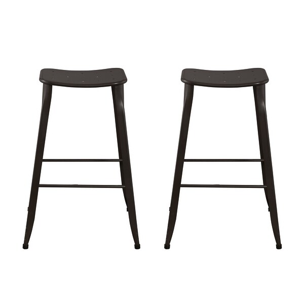 ACEssentials Saddle Backless Barstool 2PK 29