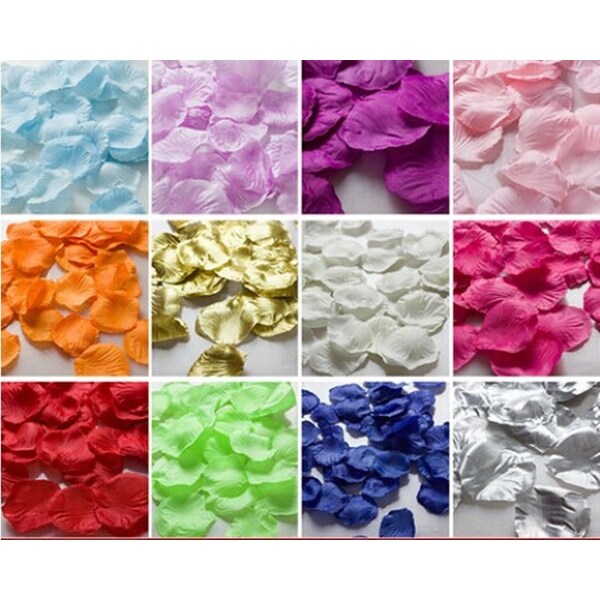 1000 Pieces Silk Rose Flower Petals