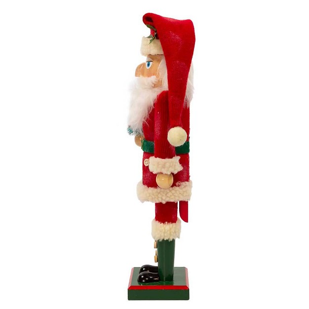 Kurt Adler 15 inch Wooden Santa Nutcracker