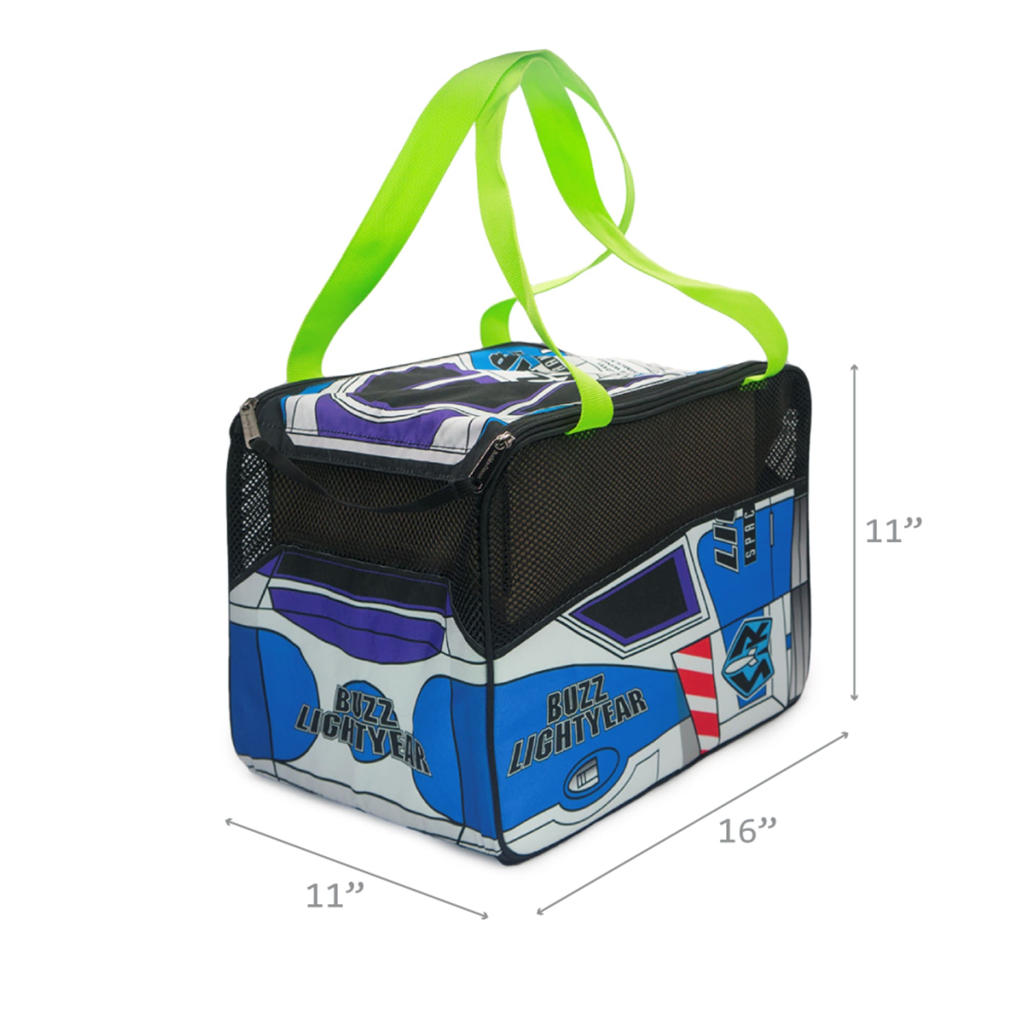 Buckle-Down Disney Toy Story Buzz Lightyear Spaceship Pet Carrier， 16 L X 11 W X 11 H