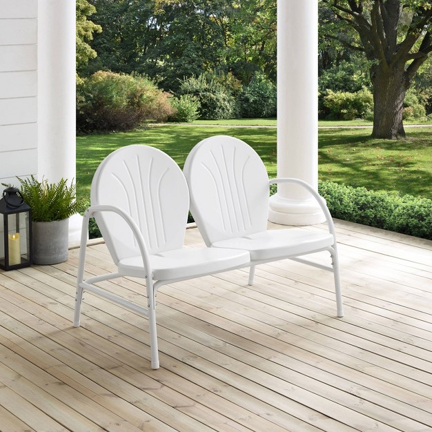 Griffith Outdoor Loveseat White Crosley