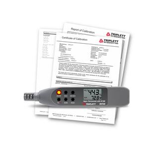 TRIPLETT Hygro-Thermometer Pen with Dew Point and Wetbulb and Cert. of Traceability to NIST RHT05-NIST