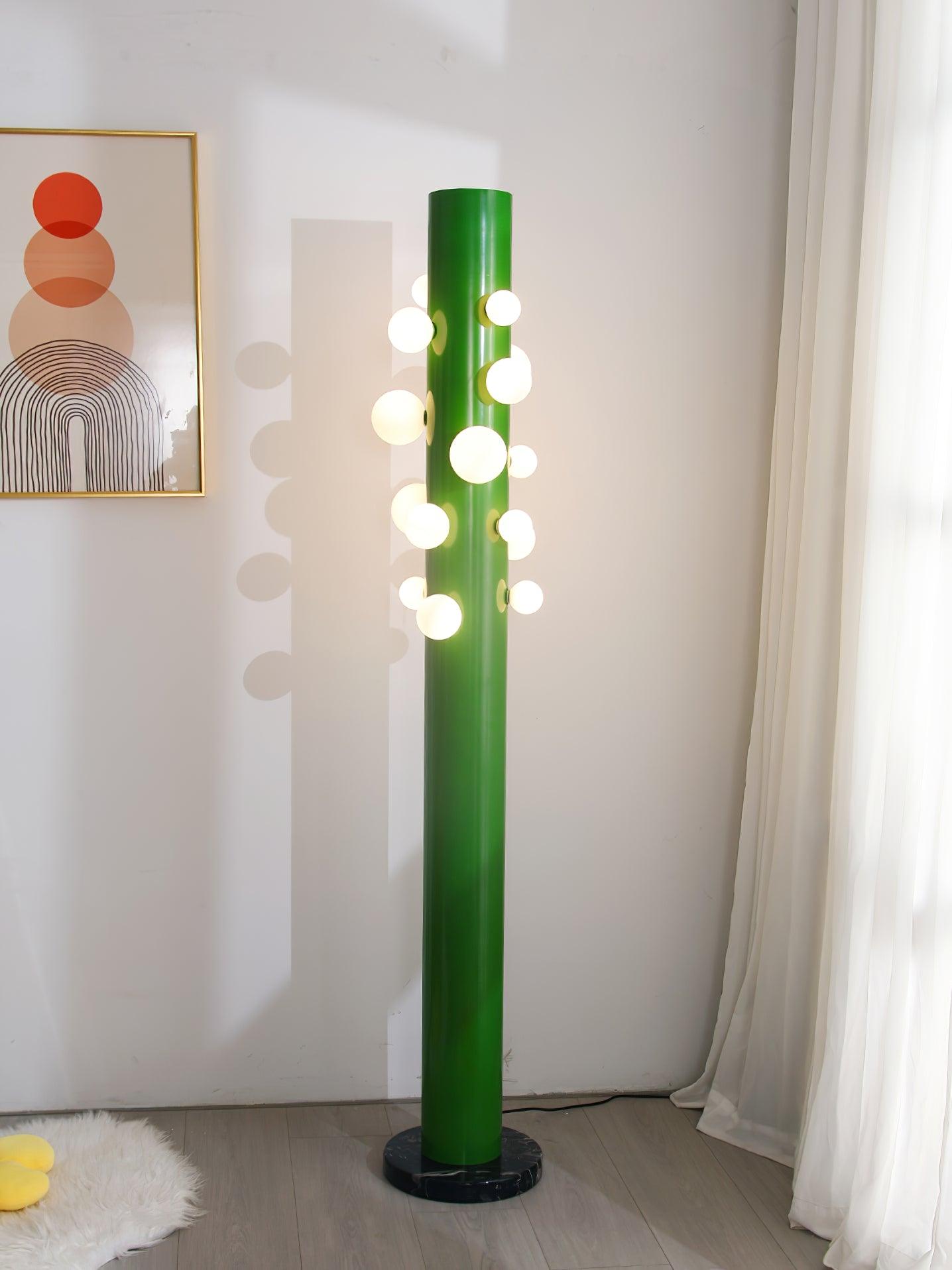 Green Apes Floor Lamp