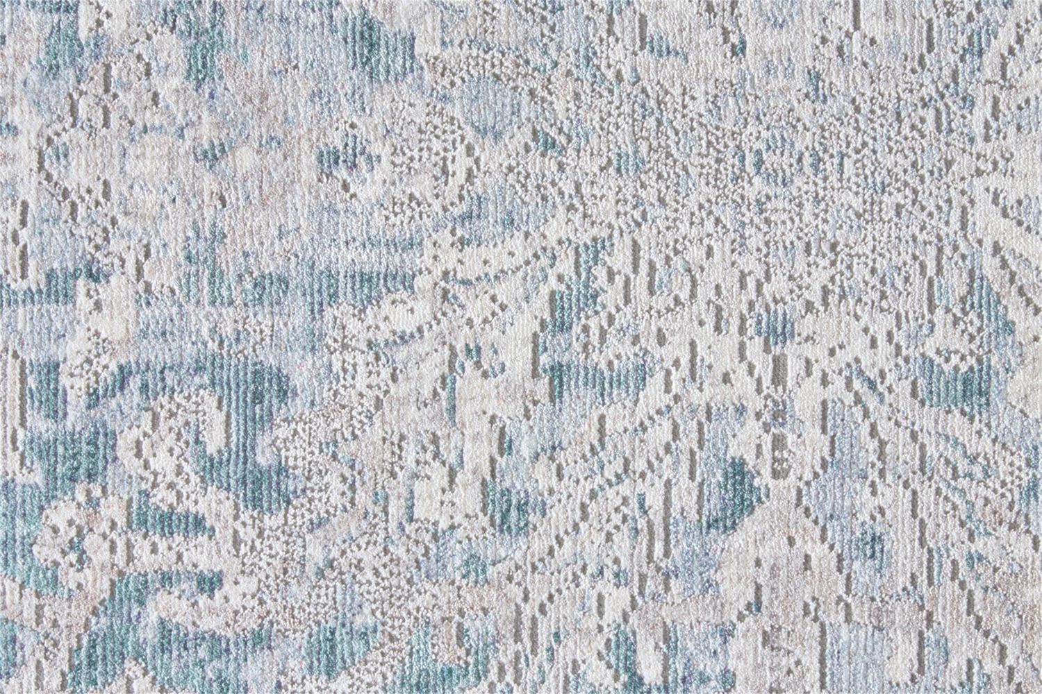 Tirza Teal and Gray Rug by BD Fine