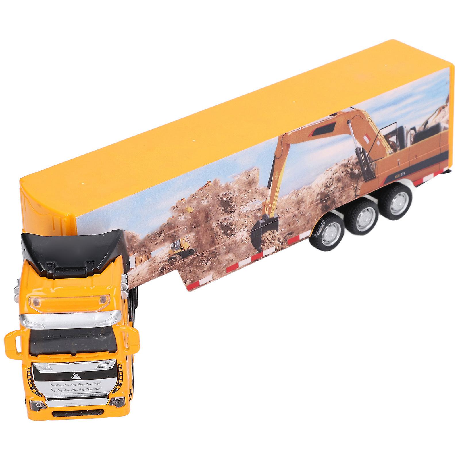 Container Truck Toy Alloy Simulation Mini Child Vehicle Model For Collection Decoration