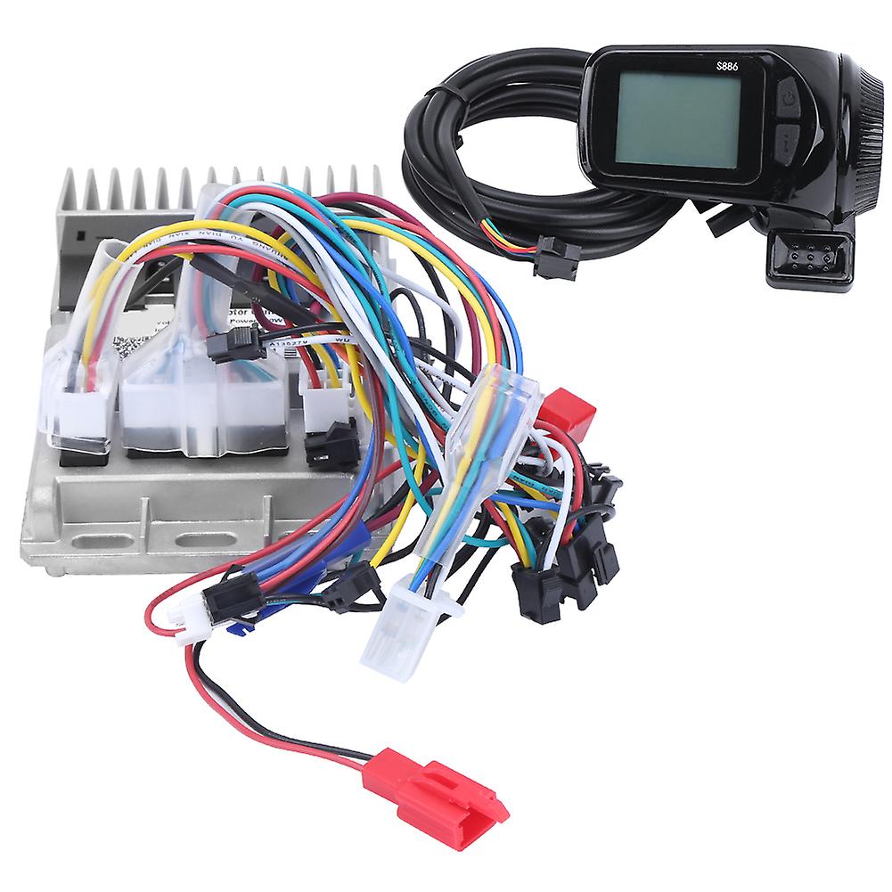 36/48v 500w Electric Tricycles 3mode Sinusoid Brushless Controller Instrument Lcd Set