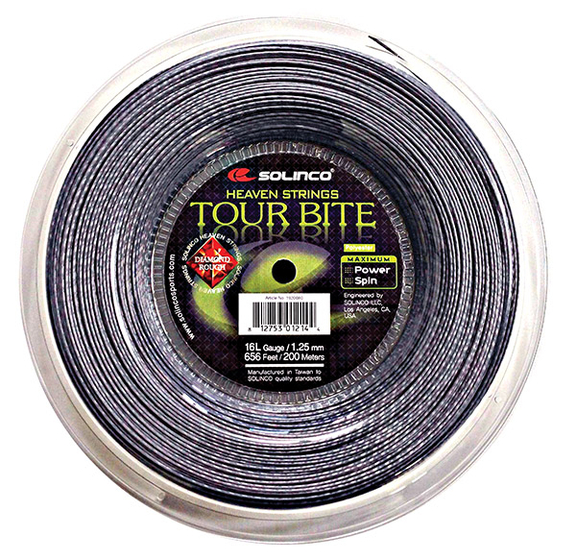 Solinco BSTBD6 Tour Bite Diamond Rough Reel 656' (...