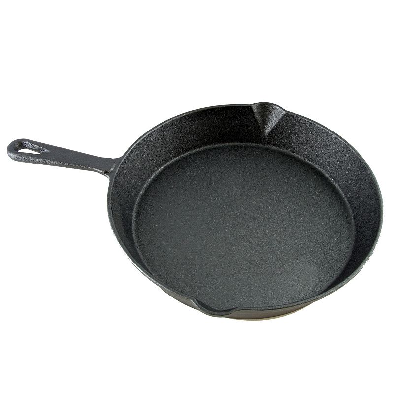 General Store Addlestone 10 in. Pre-Seasoned Round Cast Iron Frying Pan