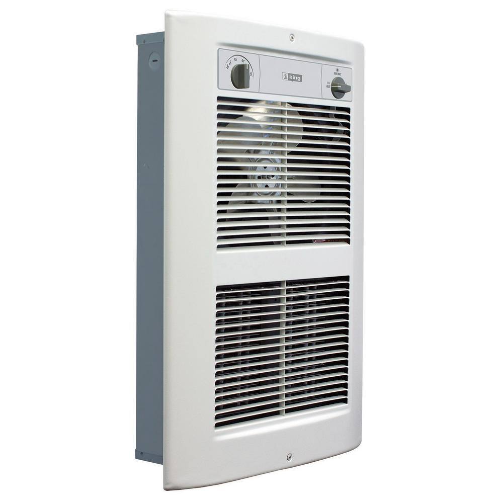 King Electric LPW 240-Volt 4500-Watt Wall Heater Electric White Dove Retail Packaging LPW2445T-S2-WD-R