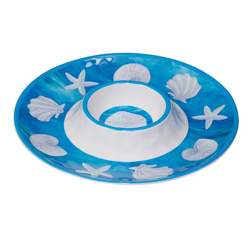 Certified International Ocean Beach 3-pc. Melamine Hostess Set