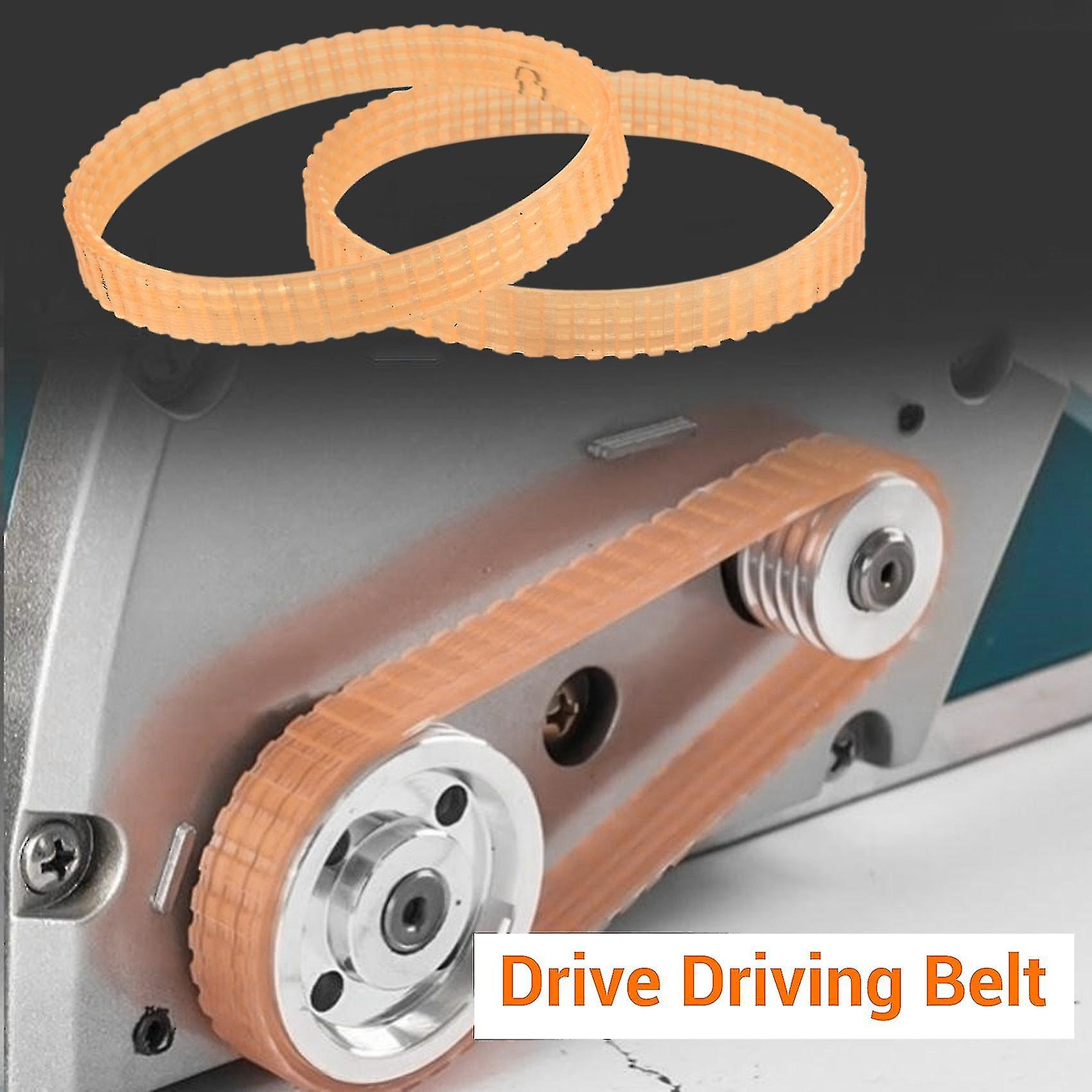 2 Pcs 9.6mm Width Electric Planer Drive Driving Belt For 1900b