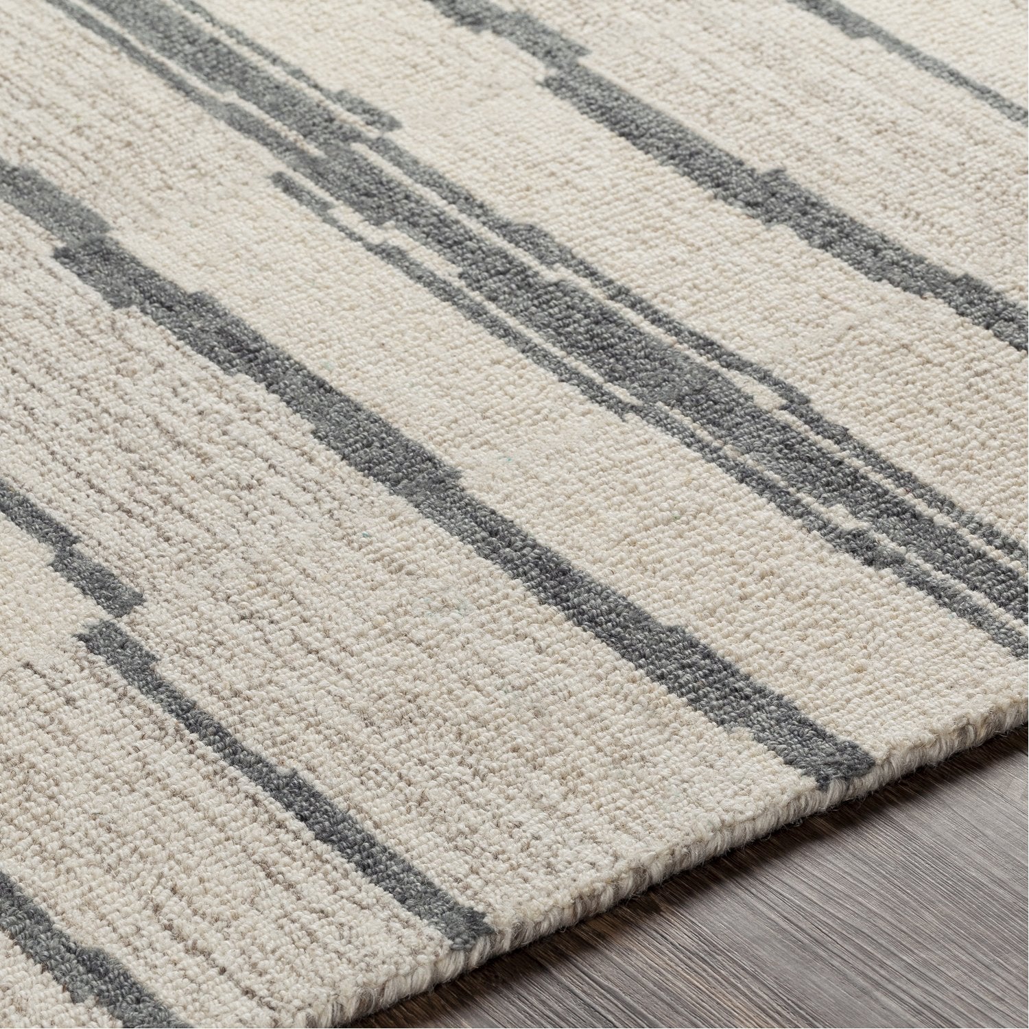 Granada Hand Tufted Rug in Taupe, Charcoal, Beige