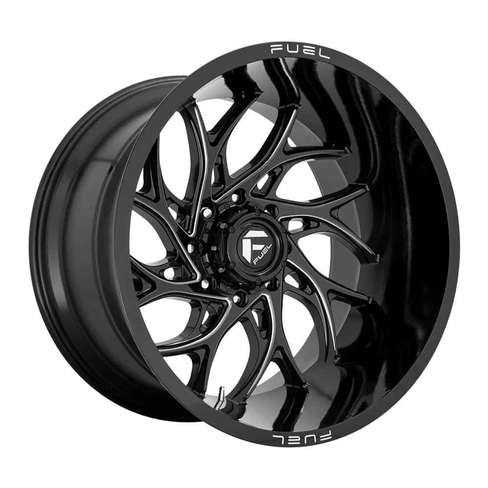 Fuel 1PC D741 RUNNER D741 22X12 6X135 GL-BLK-MIL -44MM