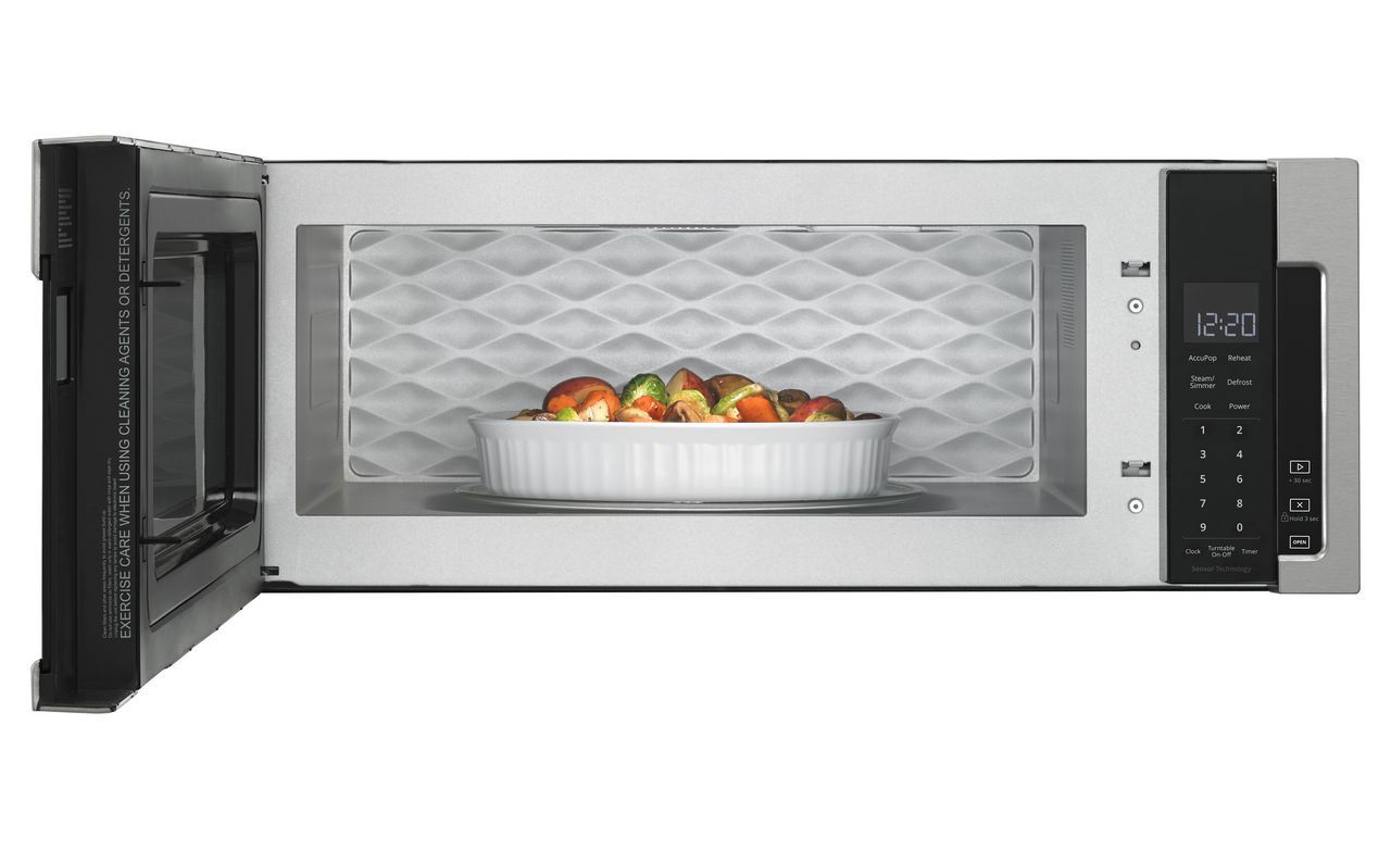 Whirlpool 1.1 Cu. Ft. Fingerprint Resistant Stainless Steel Low Profile Microwave Hood Combination