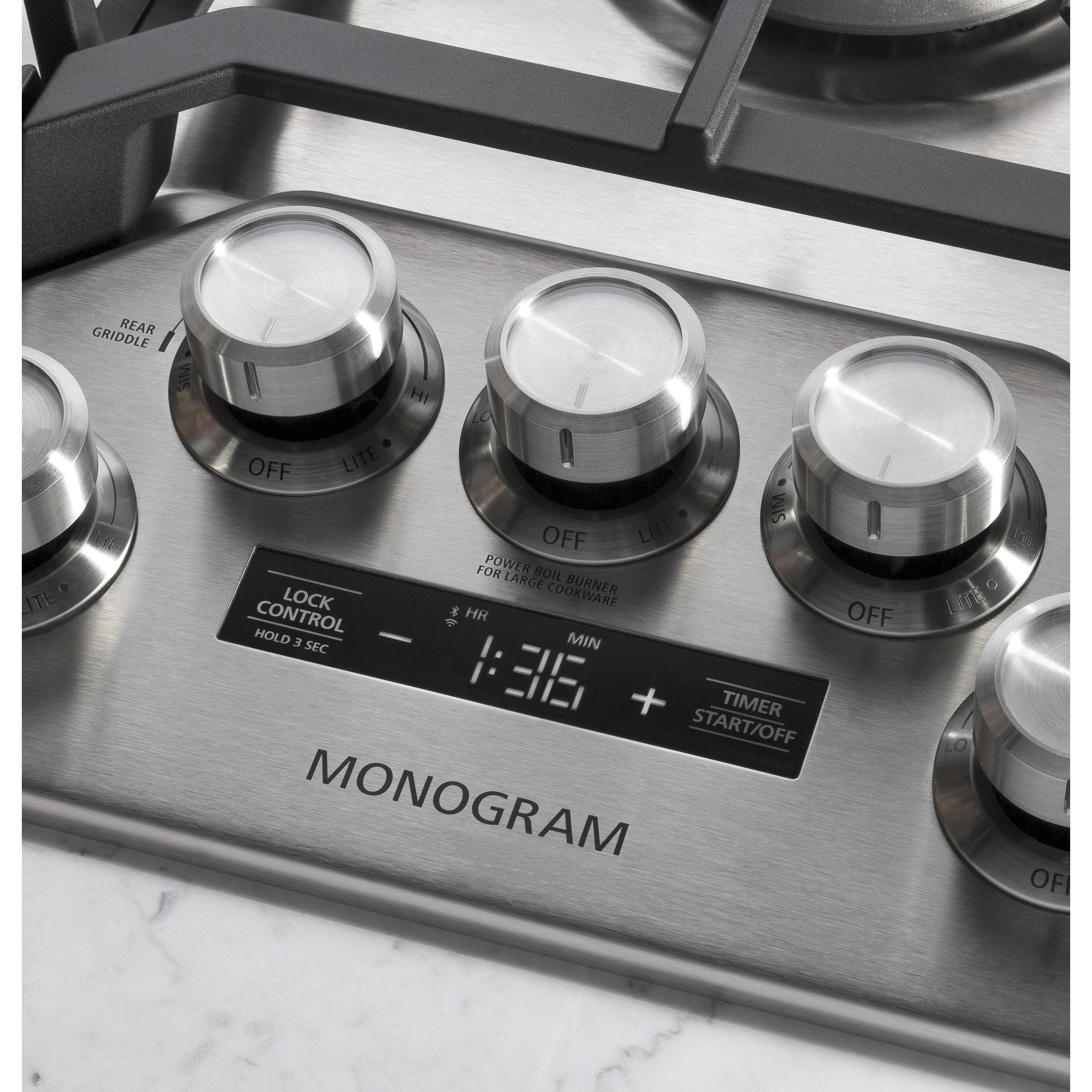 Monogram 36-inch Built-In Gas Cooktop ZGU36ESLSS