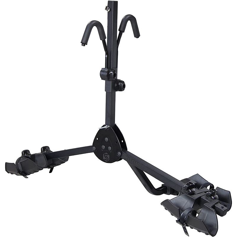 Saris All Star Bike Rack Hitch， Tray Style Hitch Bike Rack， 2-Bikes - Black