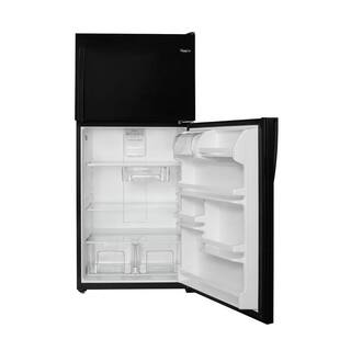 Whirlpool 18.2 cu. ft. Top Freezer Refrigerator in Black WRT318FMDB