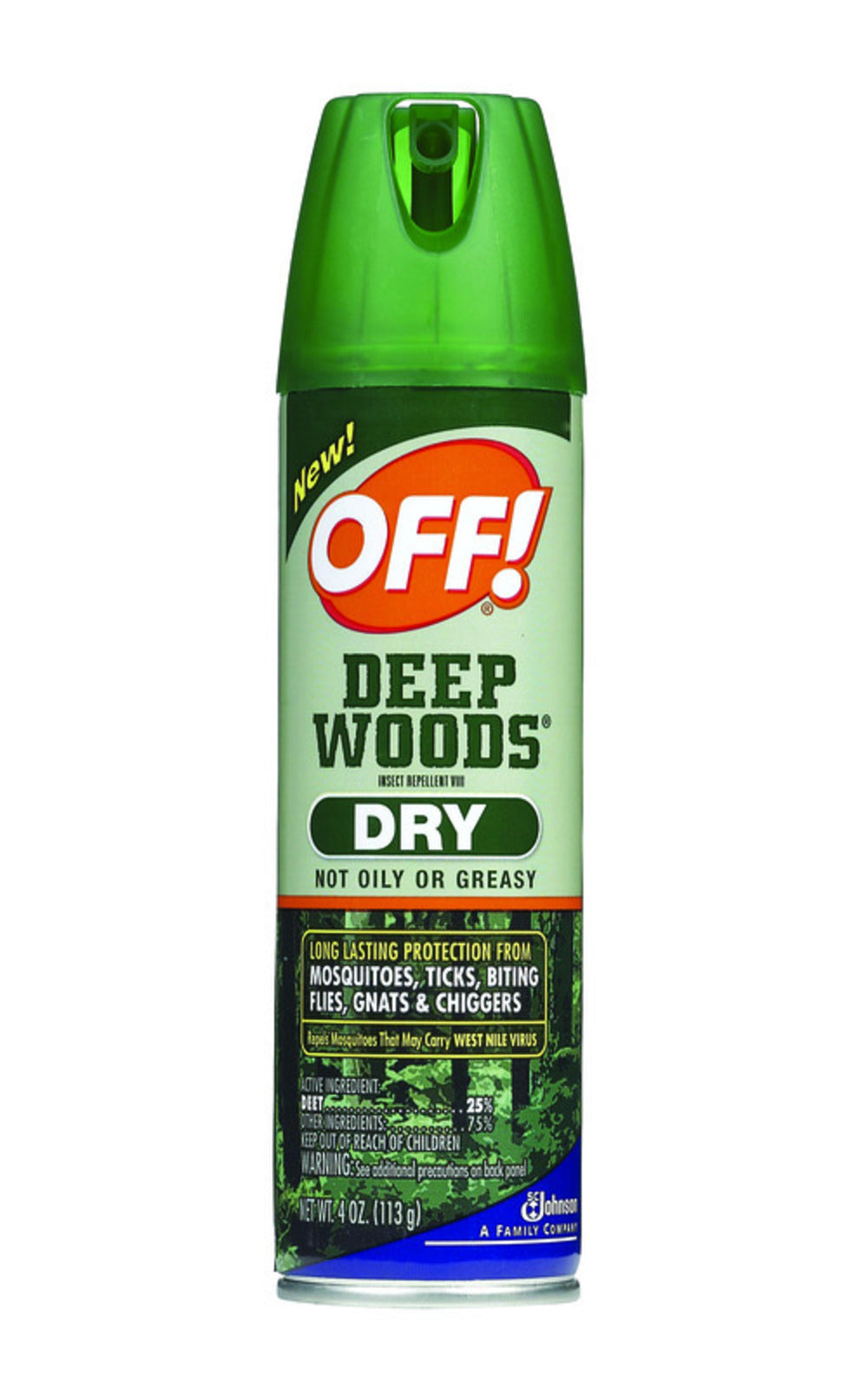 DEEP WOODS OFF DRY 4OZ