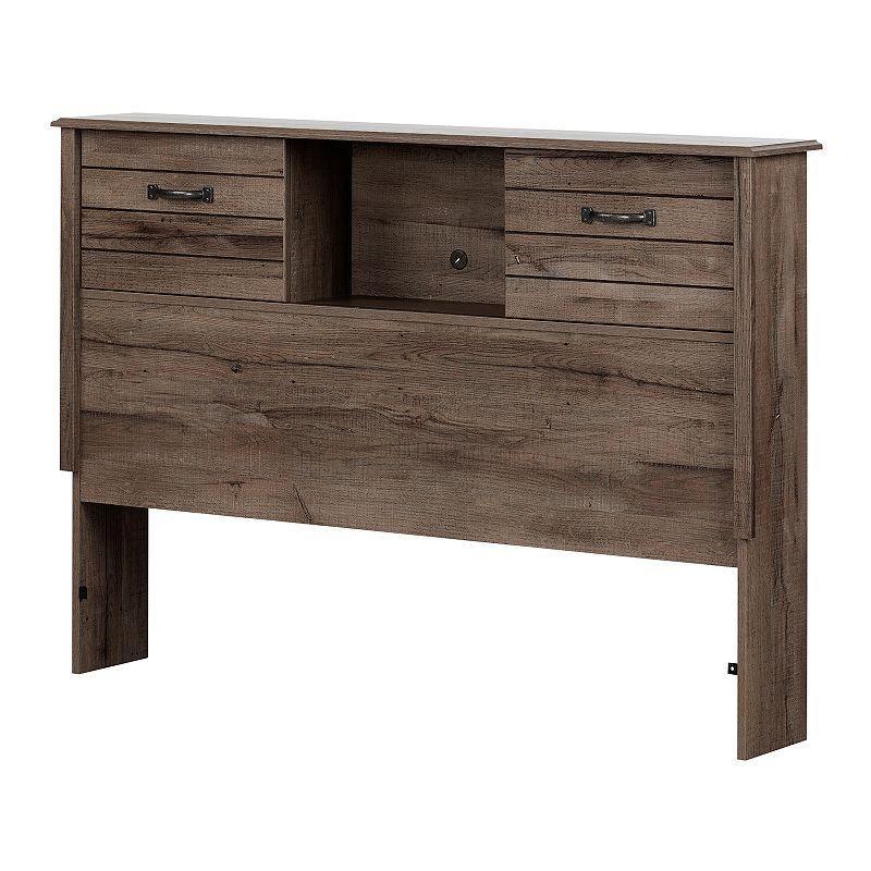 South Shore Ulysses Bookcase Headboard with Doors