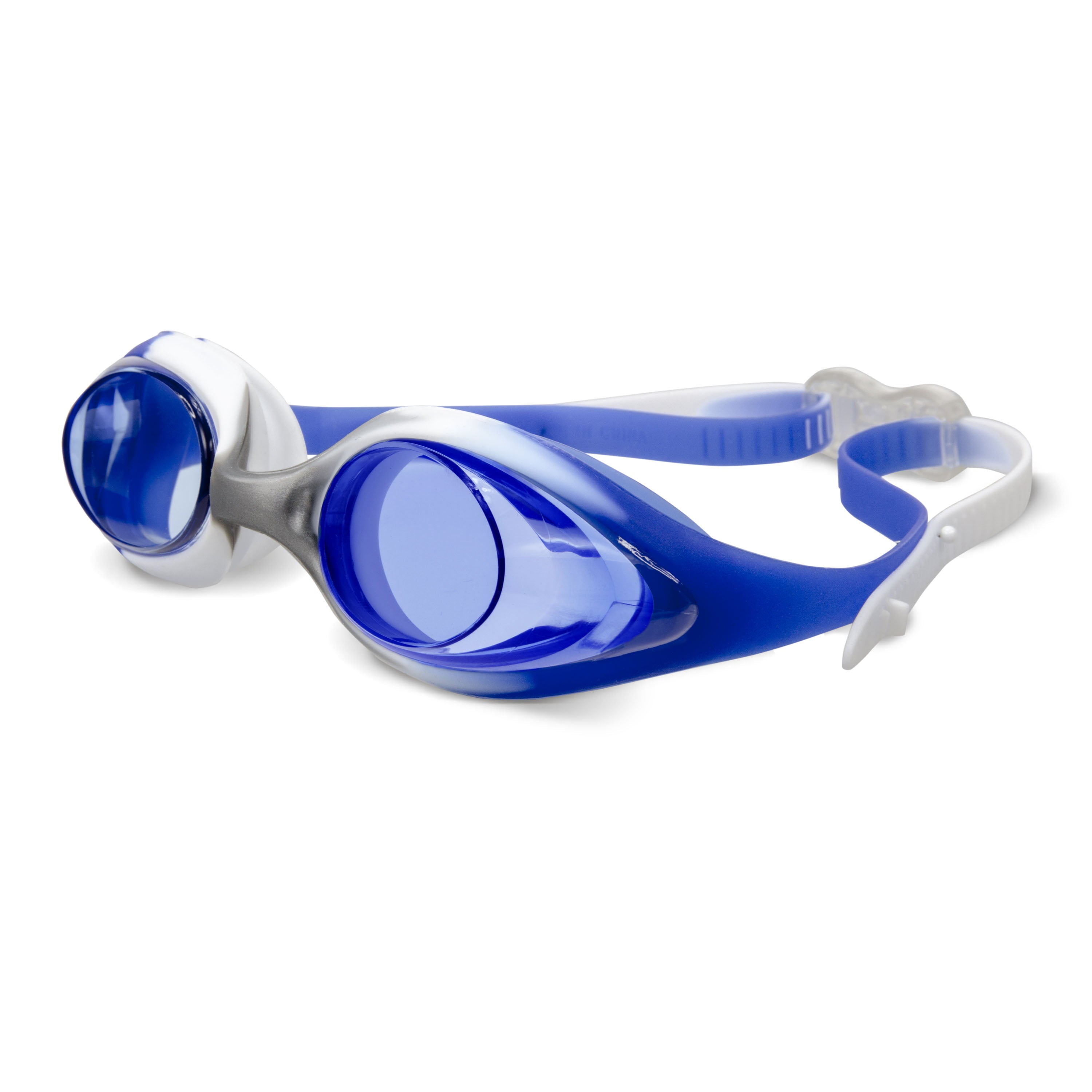 Dolfino Youth Challenger Blue and White Swimming Sport Goggles