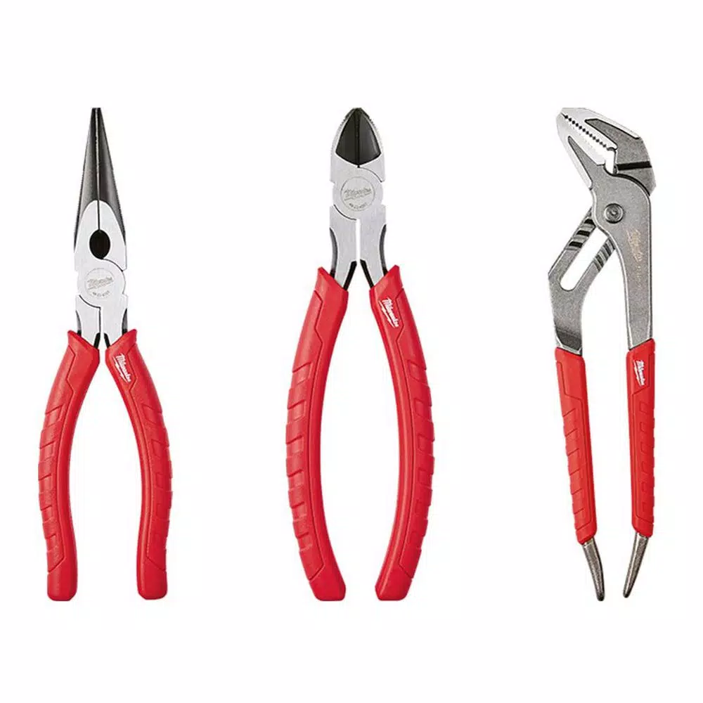 Milwaukee Pliers Kit (3-Piece) and#8211; XDC Depot