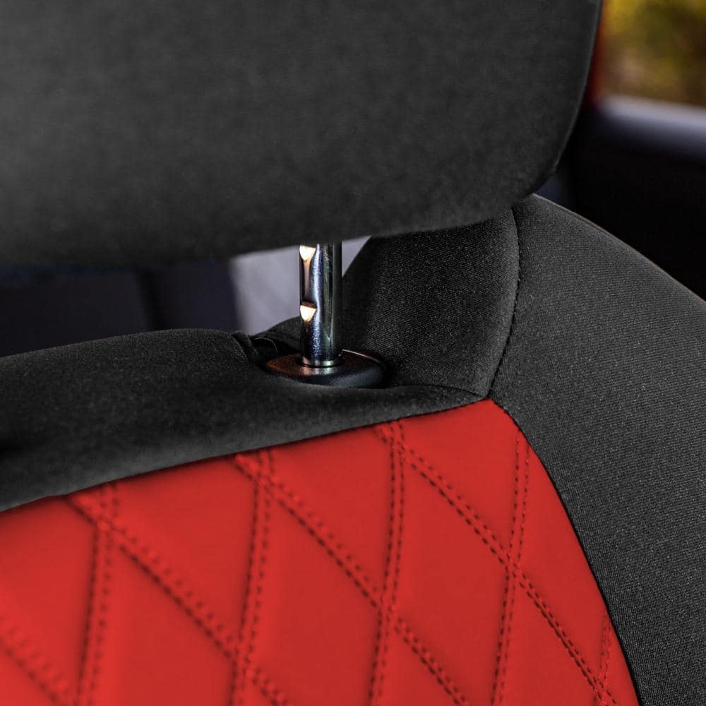 FH Group Neosupreme Custom Fit Seat Covers for 2019-2022 Toyota Rav4 LE to XLE to Limited DMCM5011RED-FULL