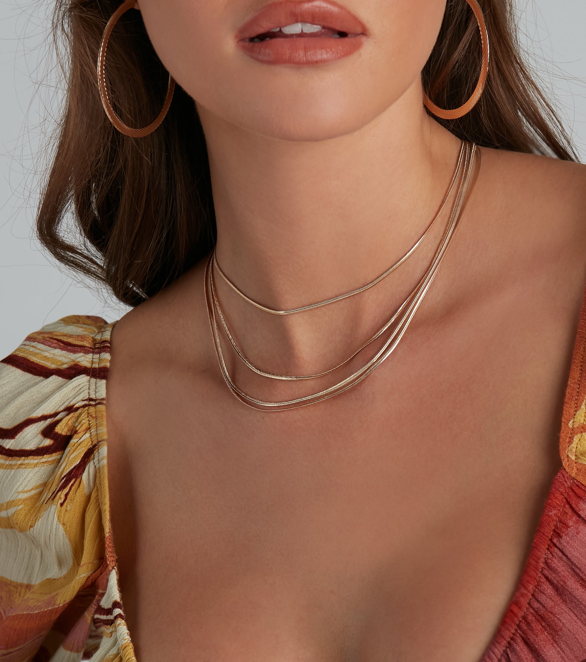 Versatile Shine Snake Chain Necklace