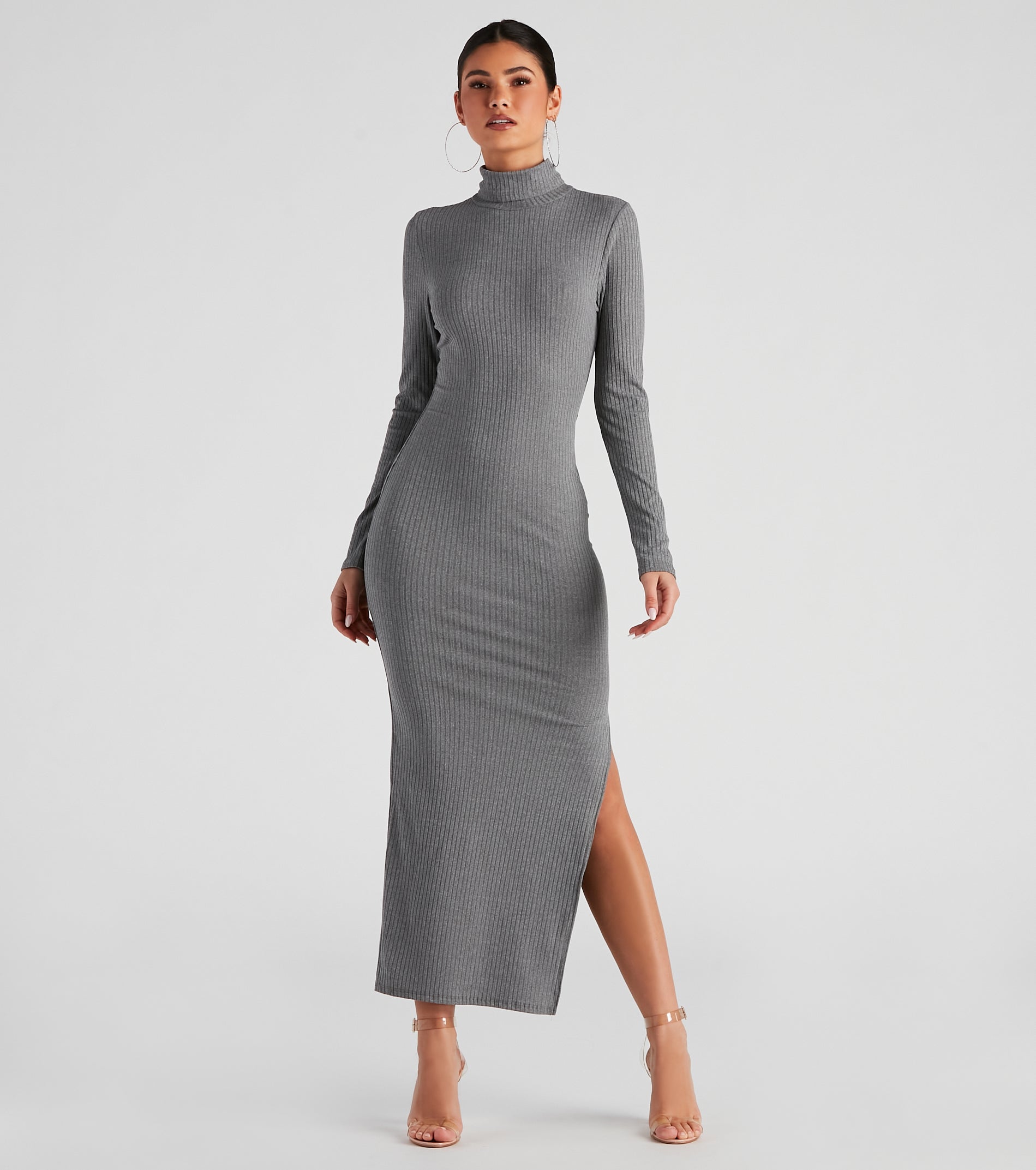 Feeling Good Turtleneck Maxi Dress