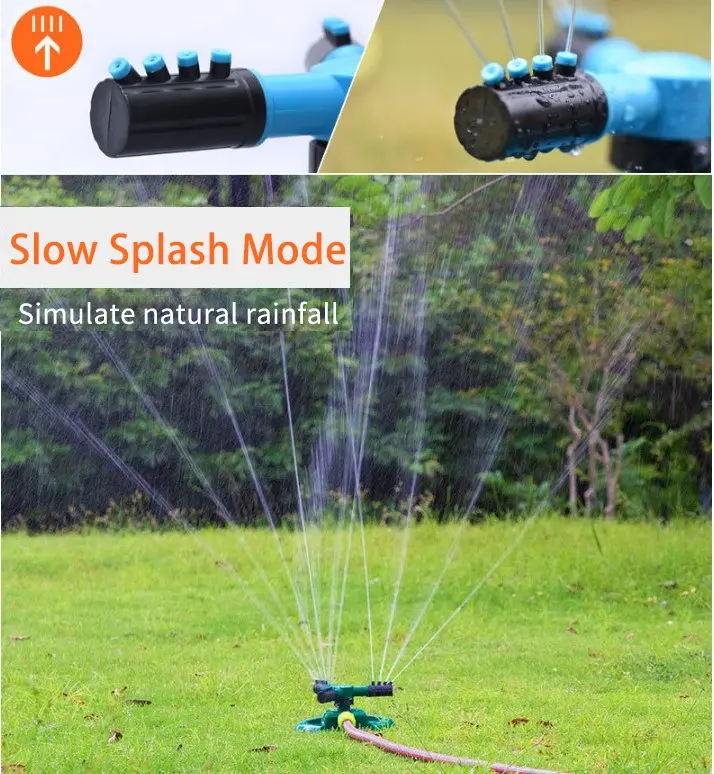 360 Degree Rotary Spray Automatic Sprinkler Garden watering Lawn Yard Sprinkler For Garden Supplies