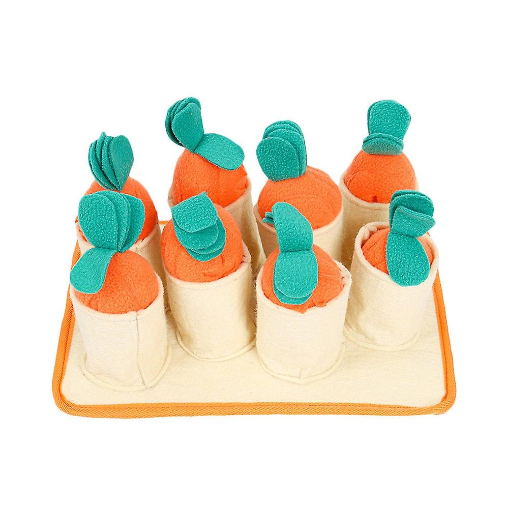 Carrot pet dog snuffle mat