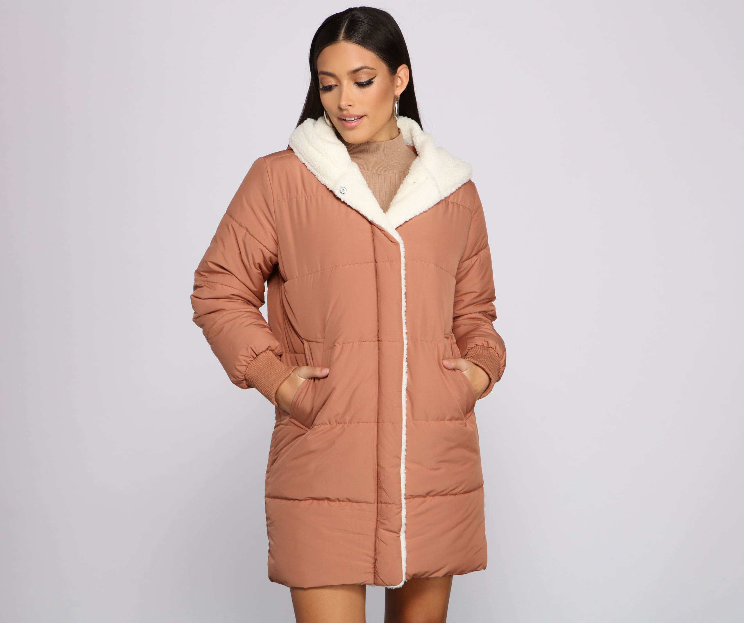 Cozy Up Long Line Puffer Jacket