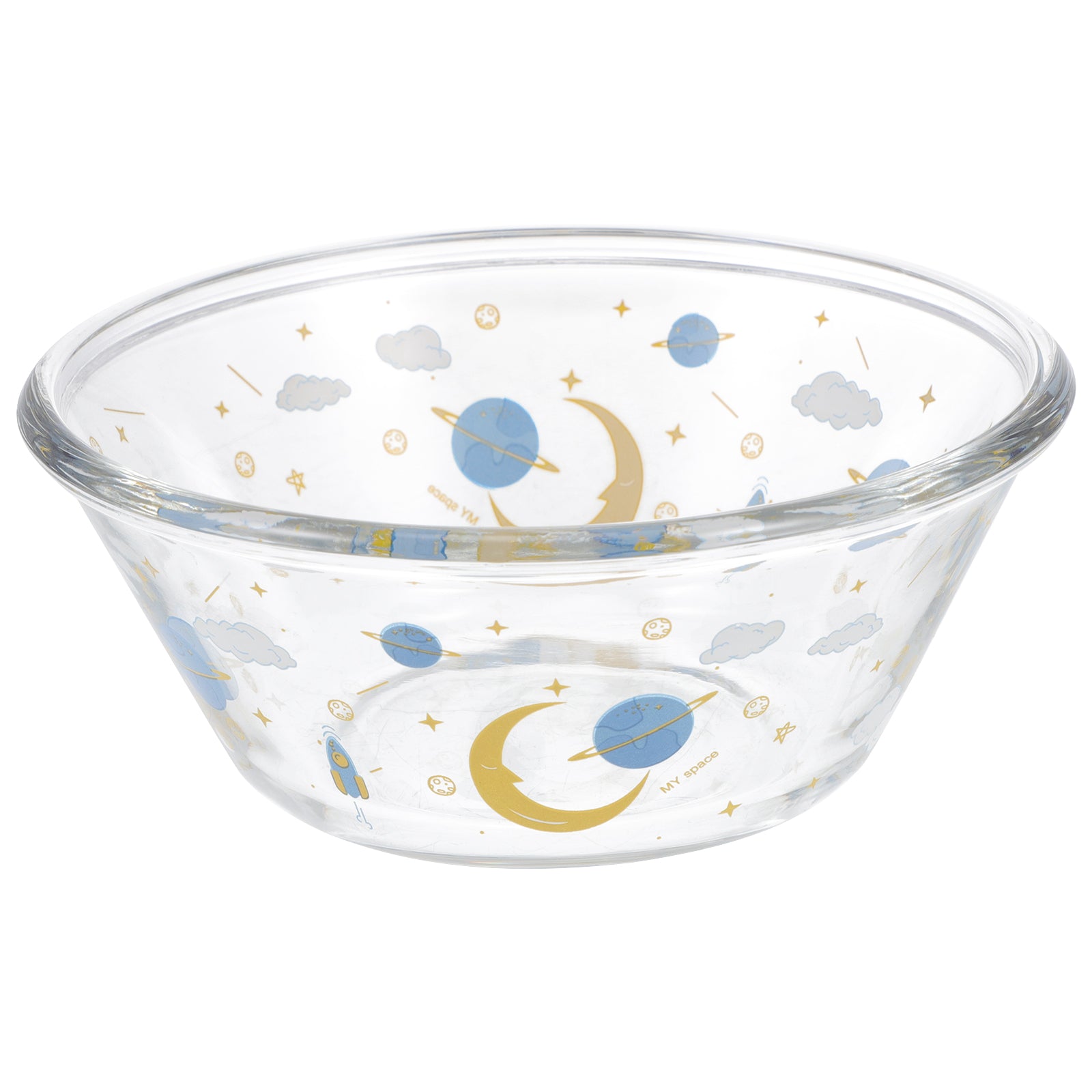 Decorative Dessert Bowl Multi-function Snack Container Glass Salad Bowl