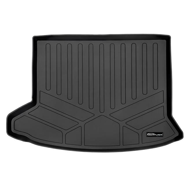 Smartliner SD0419 All Weather Custom Trunk Floor Mat Cargo Liner for 2019-2022 Cadillac XT4and#44; Black