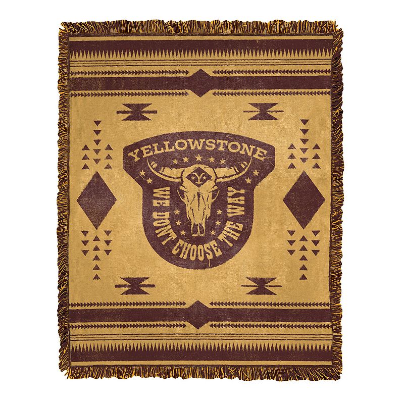 Yellowstone We Don't Choose The Way Jacquard Throw