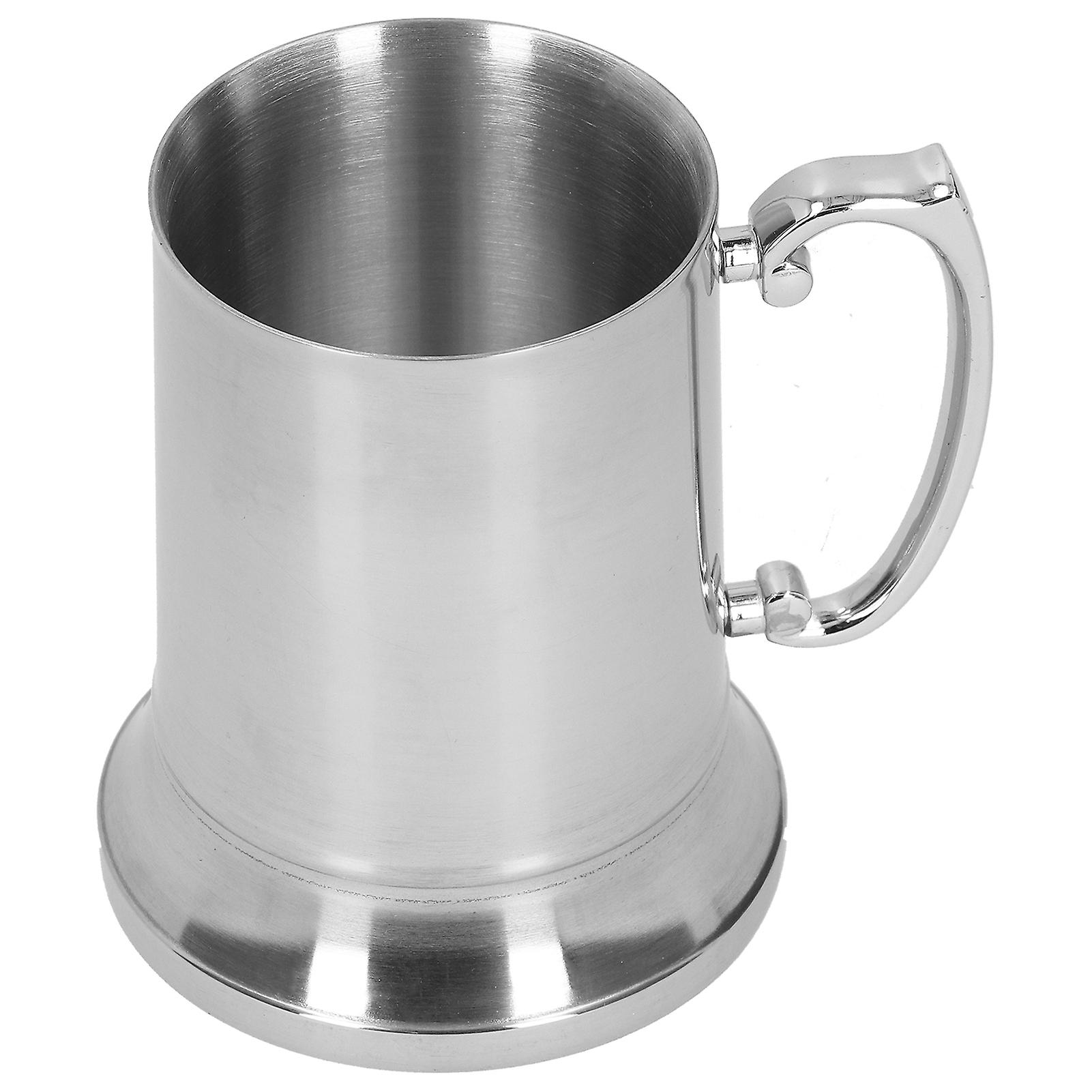 Stainless Steel Mug Silver With Handle For Bar Hotel Supplies Cocktail Glass Goblet Cups560ml