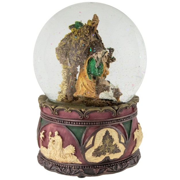 Holy Family Nativity Scene Christmas Snow Globe