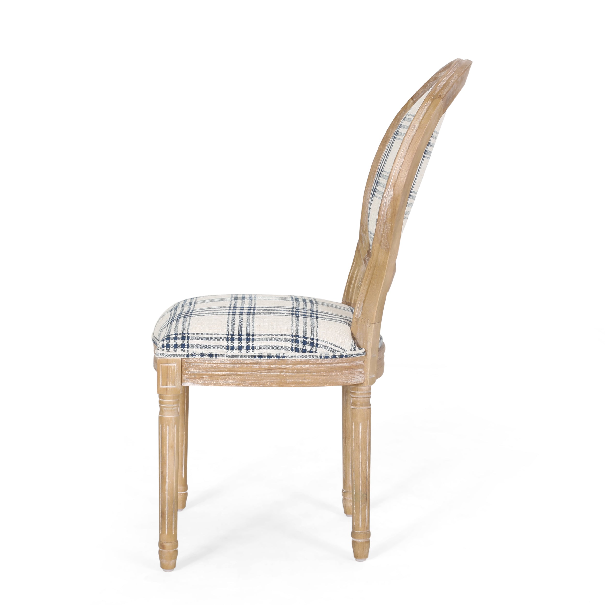 Lariya French Country Fabric Dining Chairs