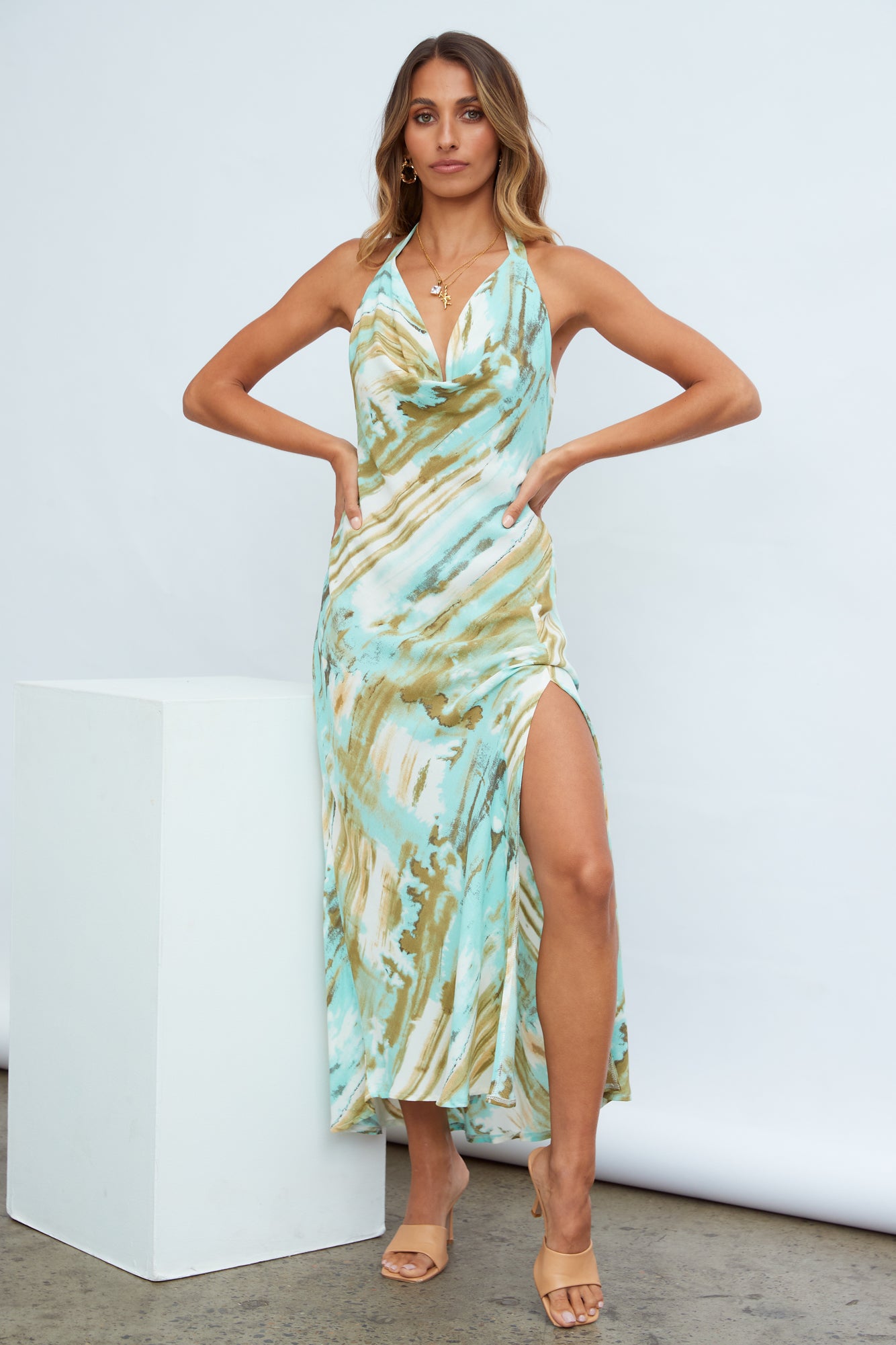 Tiara Fun Maxi Dress Mint