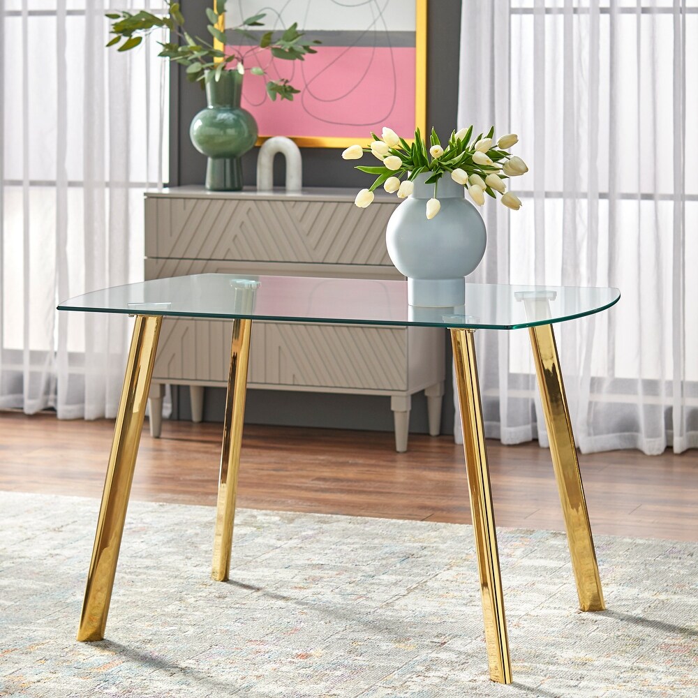 Simple Living Uptown Dining Table   Gold