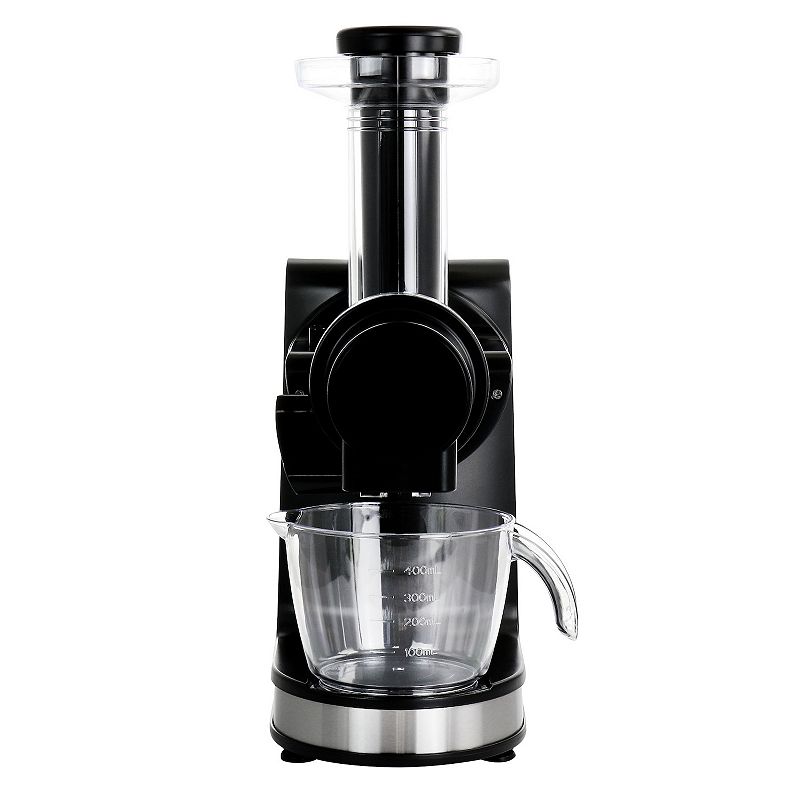 MegaChef Pro Masticating Slow Juicer Extractor with Reverse Function， Cold Press Juicer Machine with Quiet Motor