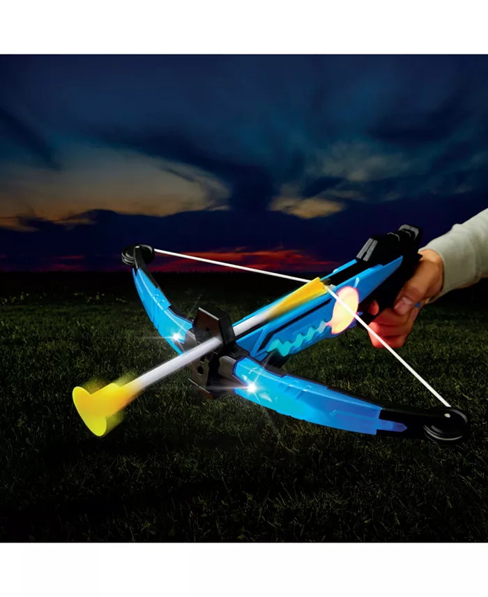 Black Series Light-Up Crossbow Set  LED Glow Archery Game